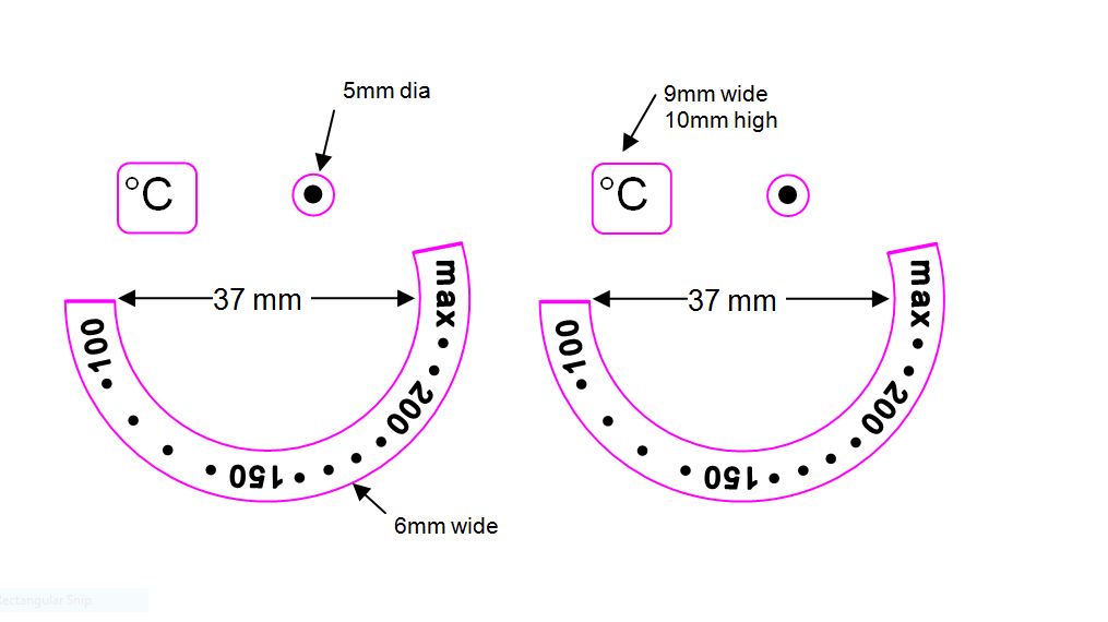 Stove Stickers replacement stove sticker decals